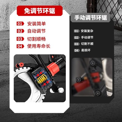 免调高频无刷环锯手提式混凝w土切墙机钢筋水泥开门开窗专用切割