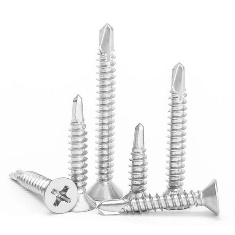 4.2系列 410k不锈钢平头钻尾螺钉\沉头十字自攻自钻螺丝\燕尾螺钉