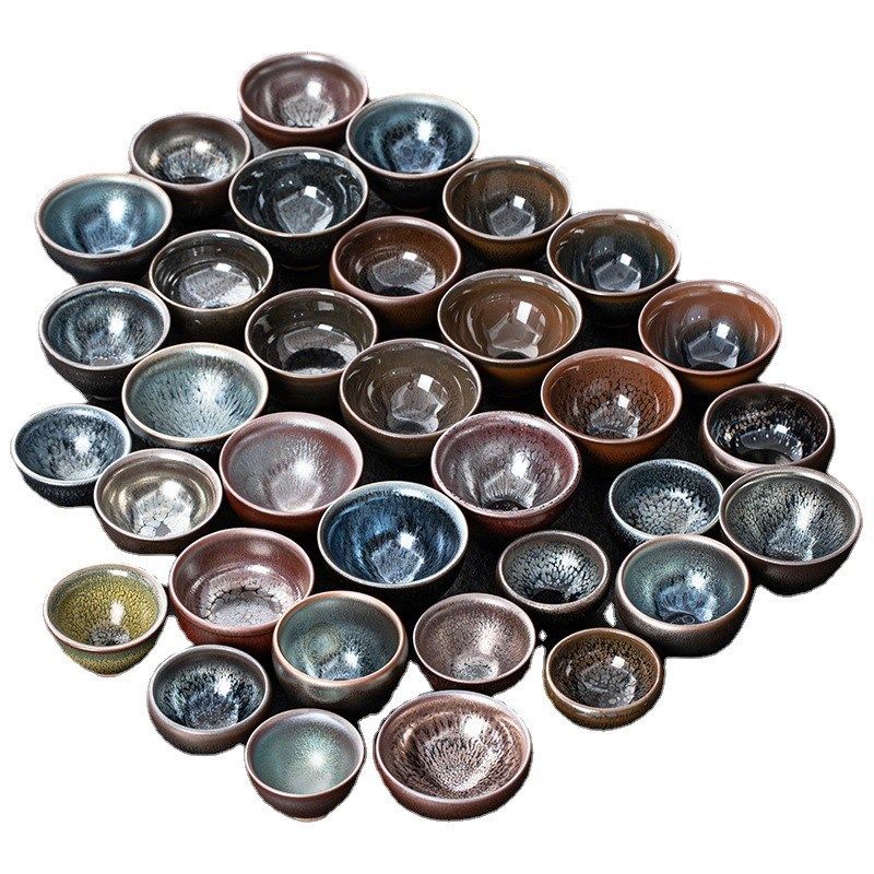 窑变油滴原矿铁胎盏杯窑茶杯窑变陶瓷功夫O茶具茶盏主人杯单杯,餐饮具,建盏,淘宝优惠券,粉丝福利购,淘宝优惠卷