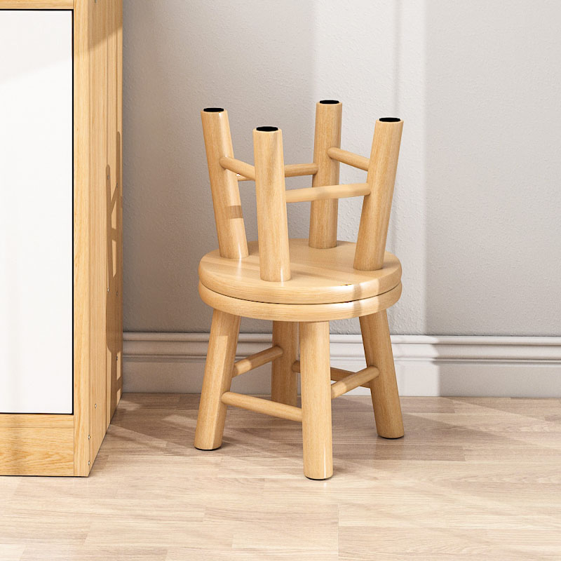 小凳子圆凳e子实木家用矮凳木头小板凳原木凳儿童换鞋凳洗衣凳脚