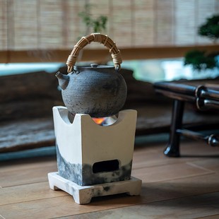 手工古法小茶炉熏烧木炭炉煮茶户I外炉煮茶器非电陶炉迷你式 艳库
