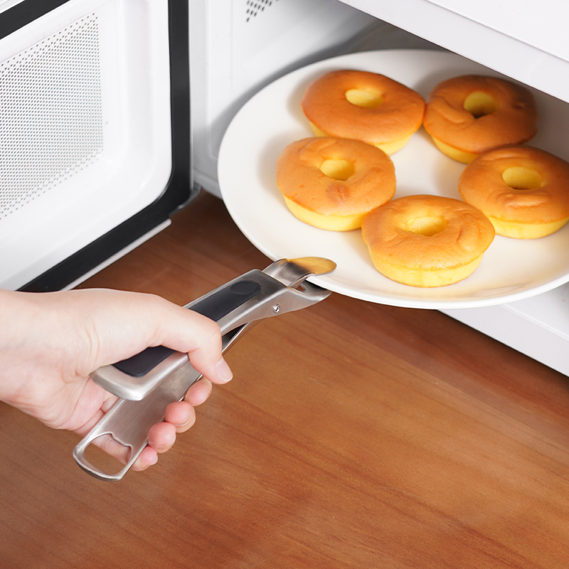 不锈钢防烫夹取碗夹o蒸鱼鸡蛋羹蒸菜夹砂锅防滑R提盘器取碗碟夹盘