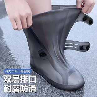 高 雨鞋 男女款 防水外穿雨鞋 套雨w天防滑雨靴加厚耐磨儿童硅胶水鞋
