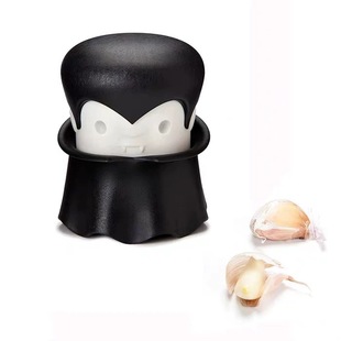 Ototo吸血鬼大蒜粉碎器Gracula创意手动卡通捣碎器厨房拍蒜工具