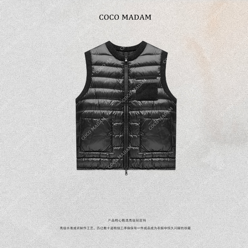 NIUNIU ·T-1840 秋冬90%时尚白鹅绒马甲百搭立领冬款保暖