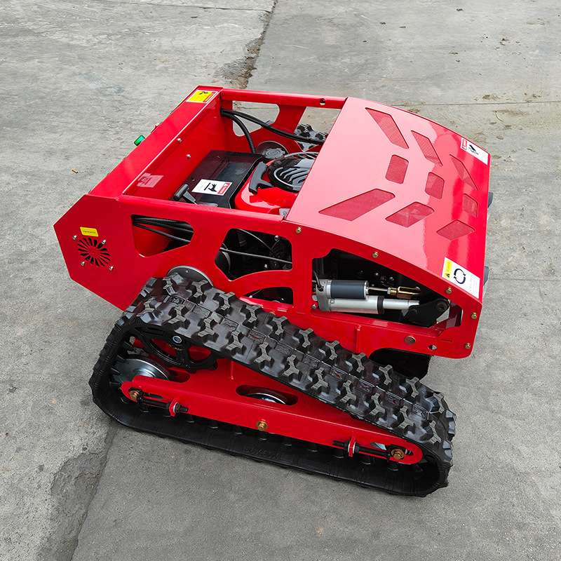 现货7.5马力汽油遥控割草机 多功能履带可爬坡小型Crawler mower