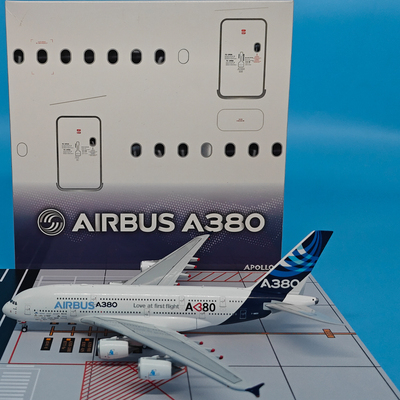 1:400空客原厂涂装A380客机F-WWDD飞机模型合金摆件收藏APOLLO
