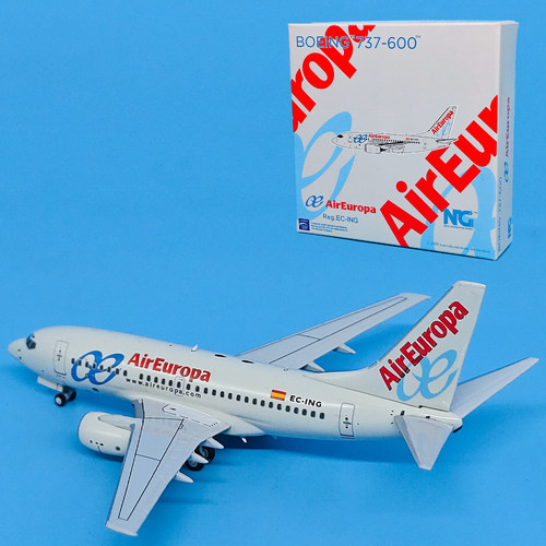 1:400西班牙欧罗巴航空B737-600客机EC-ING合金飞机模型摆件 NG