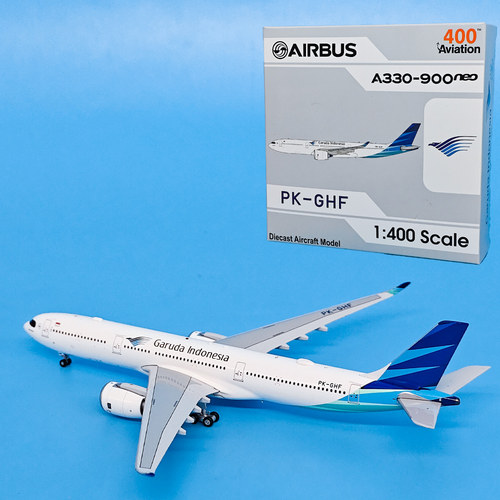 1:400空客A330-900neo印尼鹰航空客机PK-GHF飞机模型金属摆件AV