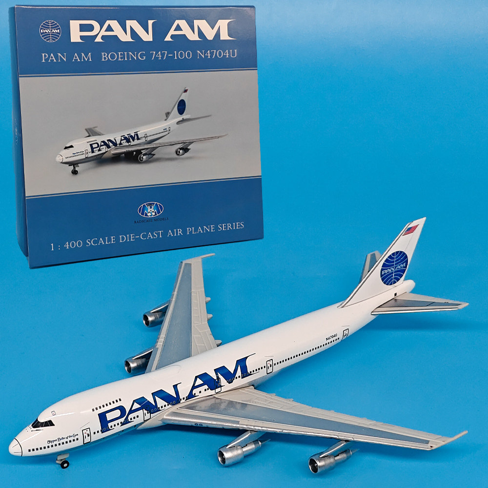 1:400泛美航空波音747-100客机N4704U飞机模型合金仿真摆件RM