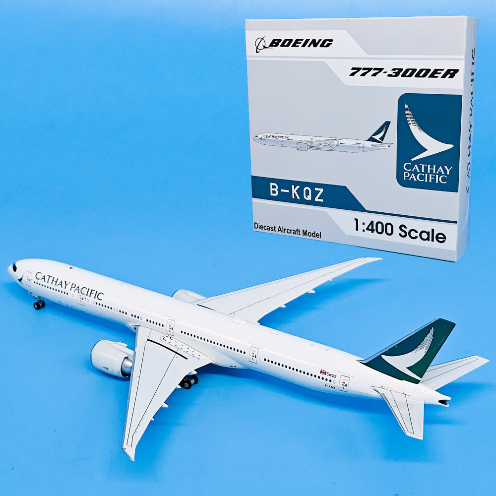 AV1:400国泰航空客机B777-300ER飞机模型B-KQZ KQM仿真摆件礼品图片