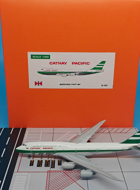 JC1:400国泰航空747-8i客机B-HKG合金飞机模型摆件收藏