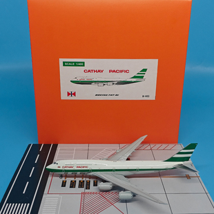 JC1:400国泰航空747-8i客机B-HKG合金飞机模型摆件收藏