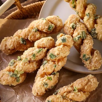 香葱蒜蓉枝闽南茶点大麻花