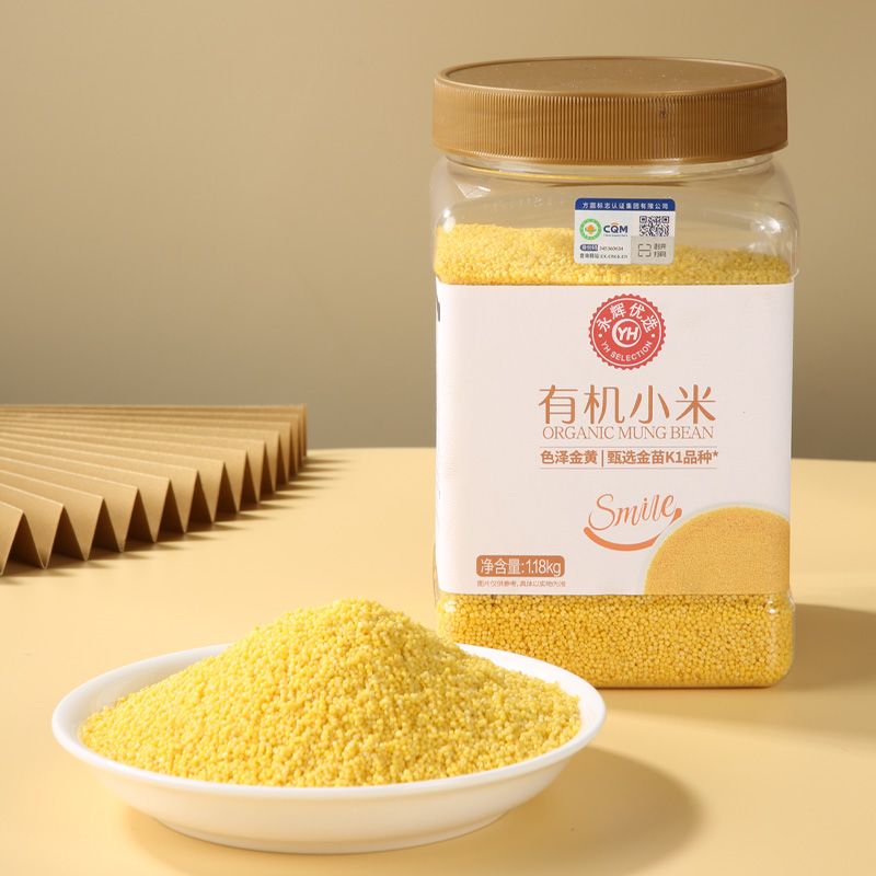 永辉优选有机小米1.18kg罐装