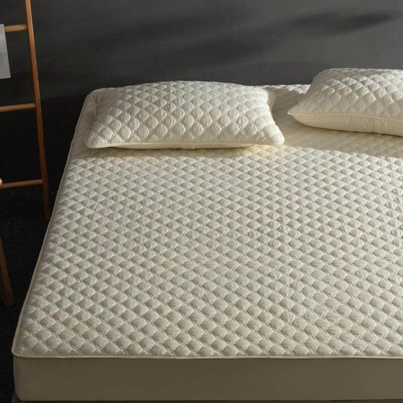 纯棉夹棉床笠单件1.35/1.5m1.8米2x2.2全棉床罩1.9防滑床垫套2.0m