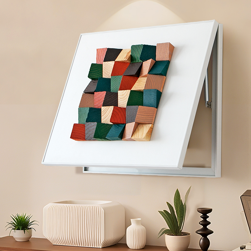 铝合金diy磁吸电表箱装饰画配电箱盒挂画电闸遮挡电表箱壁画定制