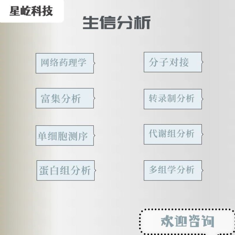 生信自学非肿瘤细胞衰老分析视频药物富集分子对接转录因子服务