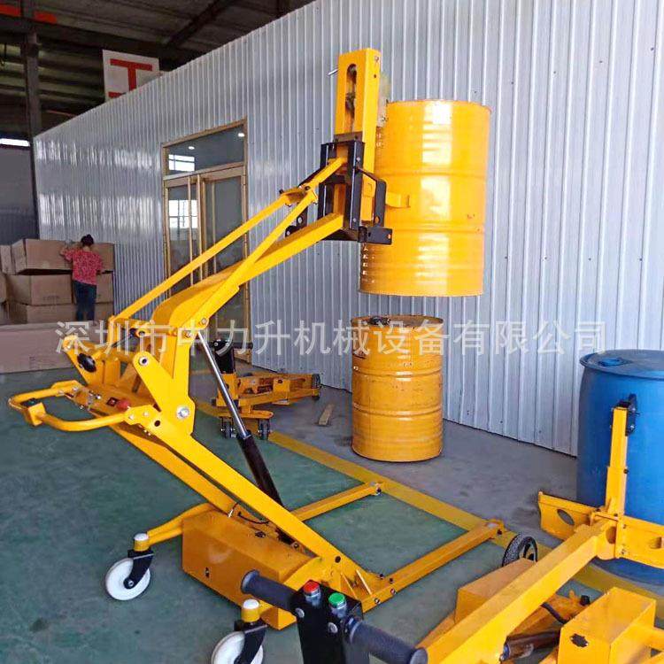 便携式电动油桶车仓库物流装卸叉车曲臂式液压升降车油桶堆高车,搬运/仓储/物流设备,其他起重搬运设备,淘宝优惠券,粉丝福利购,淘宝优惠卷