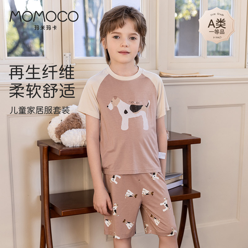 MOMOCO儿童家居服夏季短袖空调服