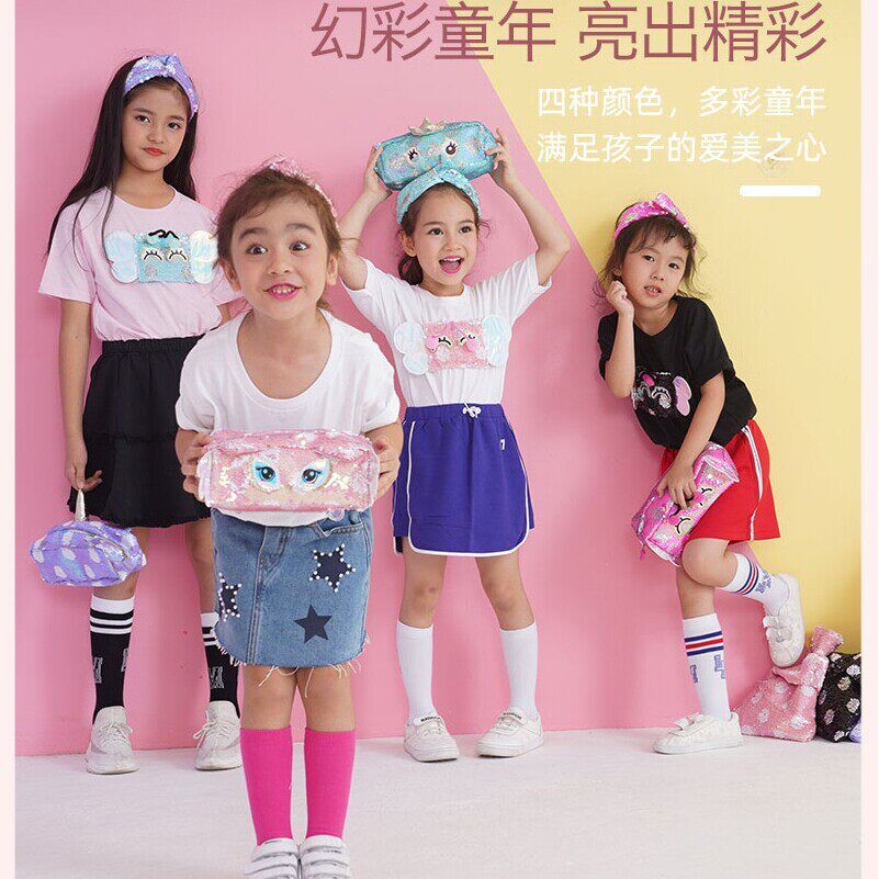 笔盒儿童礼物卡通恐龙笔袋女孩铅笔盒独角兽可爱小学生笔盒文具盒