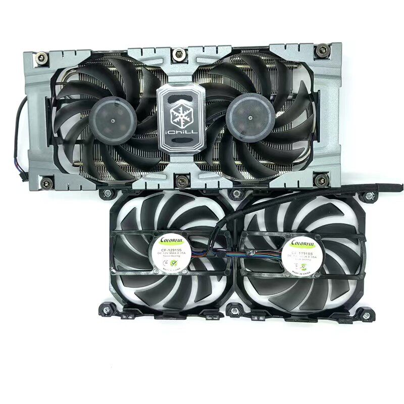 映众660冰龙版散热片风扇970/980全新原装650ti显卡散热器风扇570