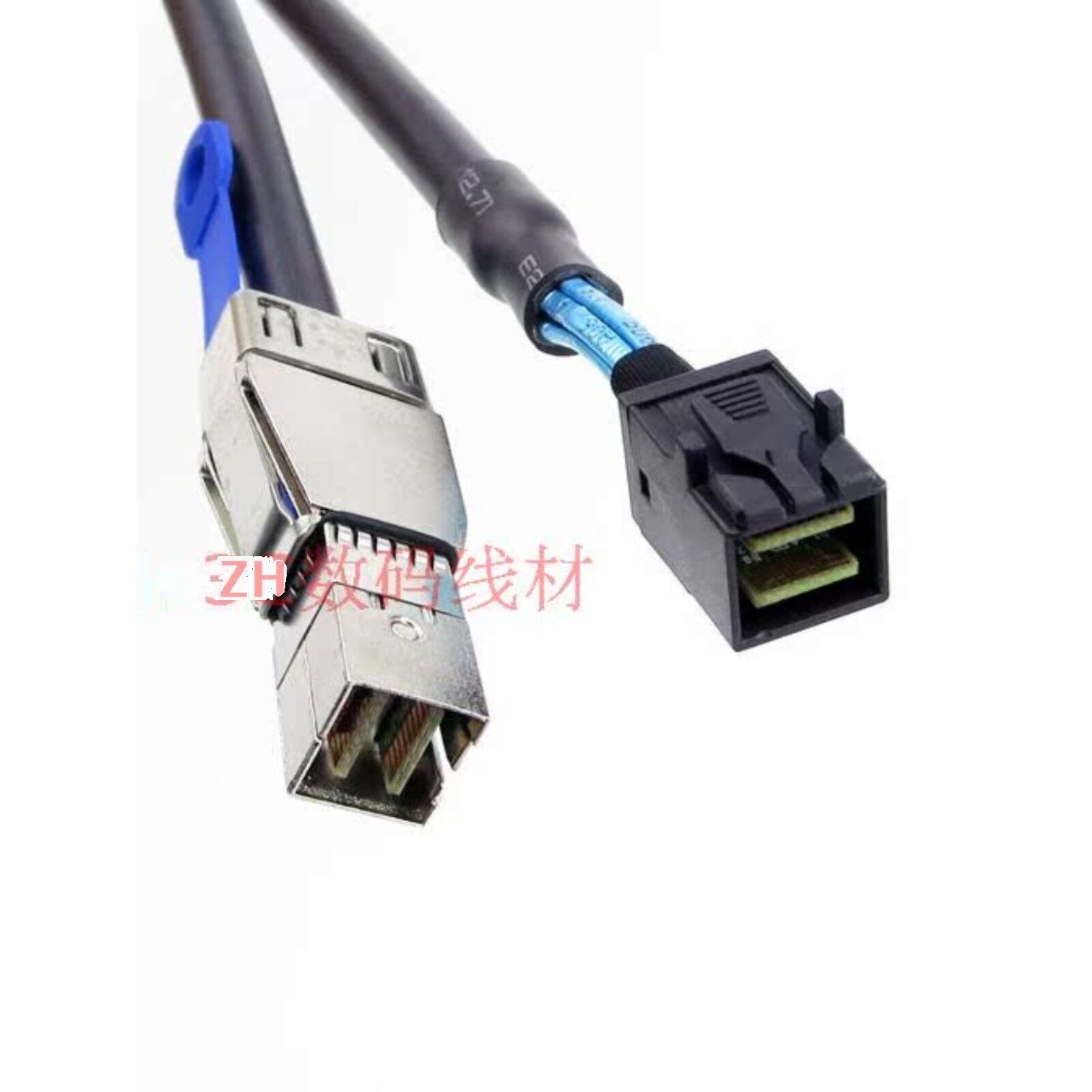 全新Mini SAS HD SFF8643转8644高速12G硬盘柜阵列卡连接线1米2米
