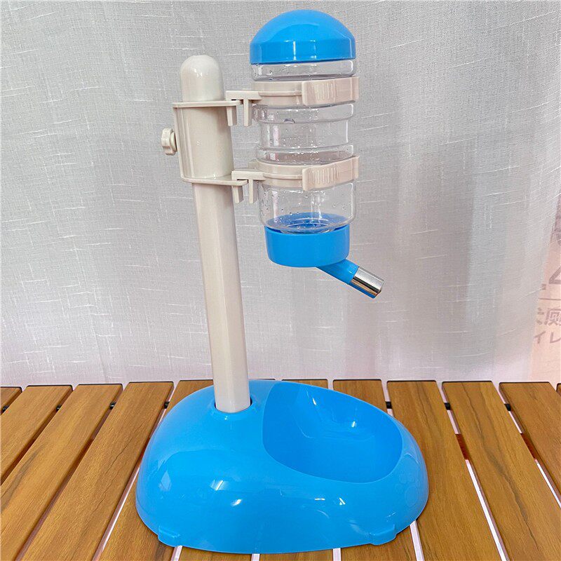 宠博士杆式升降立式饮水器+食盆 不湿嘴宠物饮水器 可升降狗碗