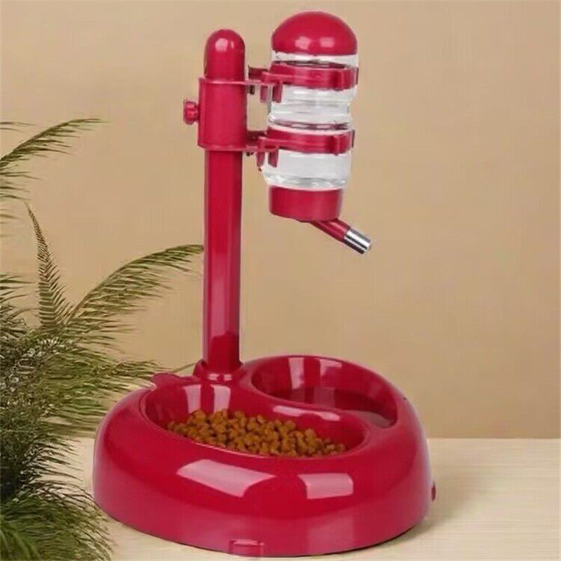 宠物自动饮水器宠博士杆式狗狗 喂水器立式可升降多功能不湿嘴