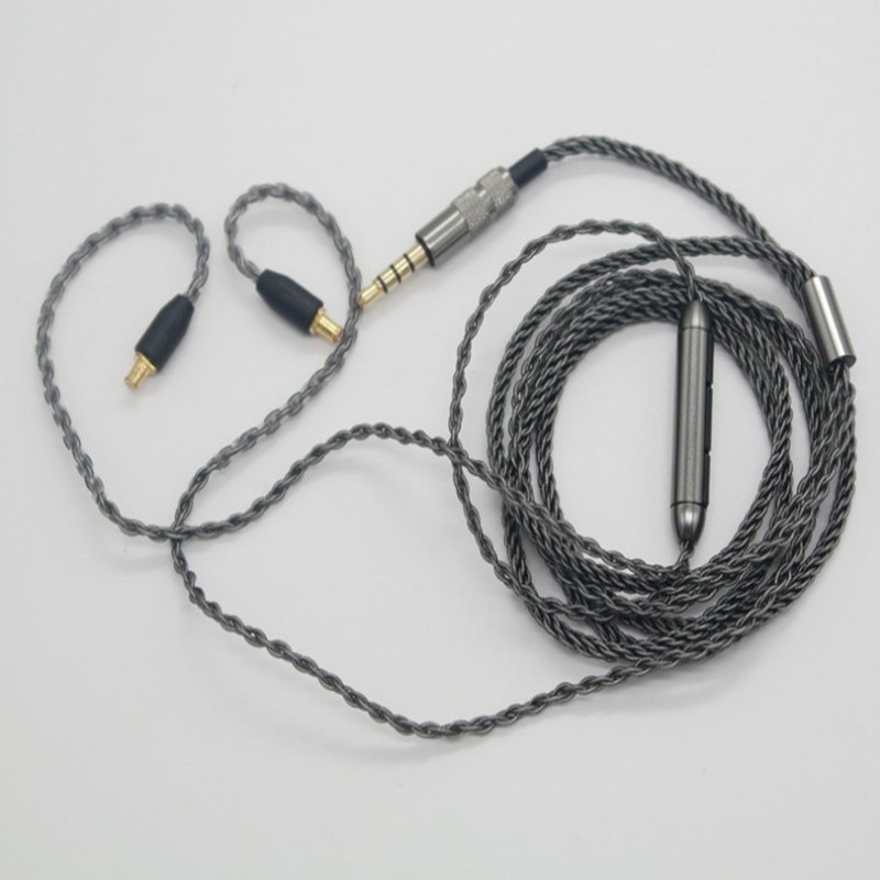 typec适用三角A2DC耳机铜镀银升级线金属耳机头IE40/E50/E70LS400