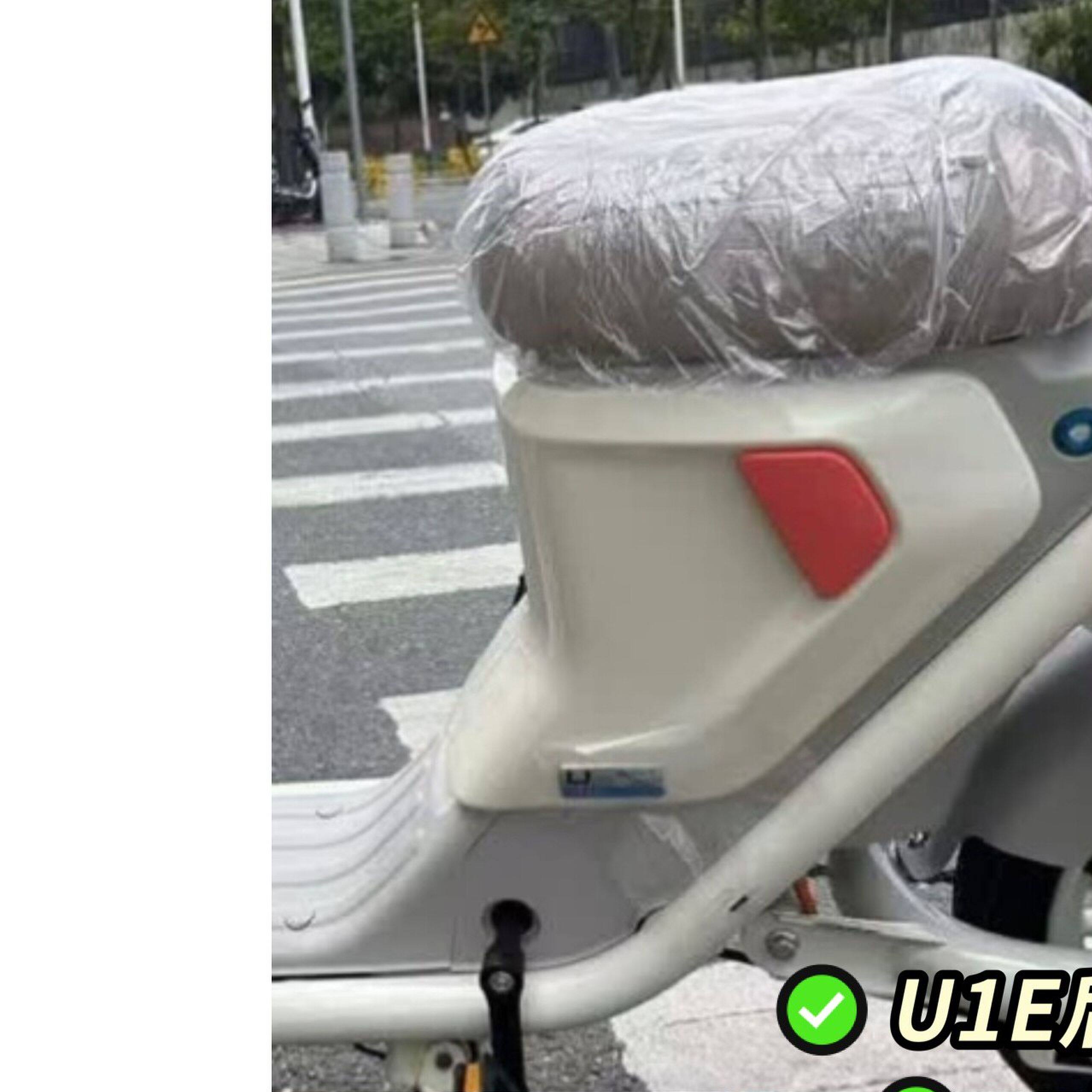 新款小牛U1E後座尾箱UQI+/U2尾箱U3/UMax带靠背一体尾箱U1E尾箱
