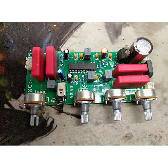 直流12V数码前级调音板无噪声LM-1036单晶片前置 采用进口电位计