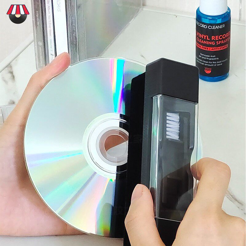 DVD专辑光碟清洁套组车载CD清理蓝光碟片天鹅绒高效PS4PS5除尘