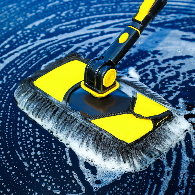 洗车神器刷车刷子汽车长柄伸缩软A毛清洁工具套装用品冼车擦车拖