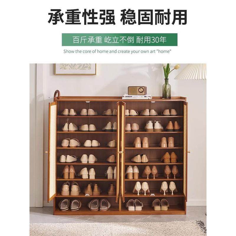 鞋架子家用门口多层防尘鞋柜室内玄关大容量收纳实木简易鞋柜楠竹,住宅家具,儿童鞋架,淘宝优惠券,粉丝福利购,淘宝优惠卷