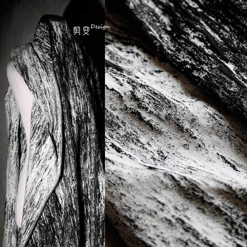 双面廓形条纹立体提花肌理浮雕布料创意裤子汉服装设计师面料改造,居家布艺,海绵垫/布料/面料/手工diy,淘宝优惠券,粉丝福利购,淘宝优惠卷