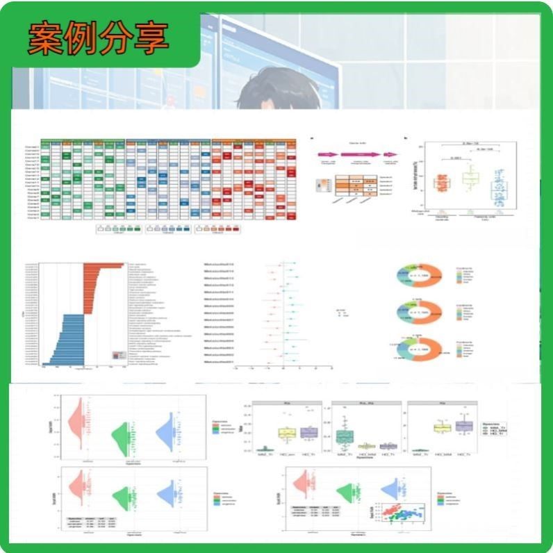 生信分析服务TCGA GEO数据库挖掘细胞测序转录组分析多组学分析