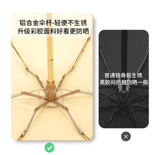 迷你卡片扁伞彩胶太阳伞s防晒防紫外线超轻小巧便携晴雨两用遮阳