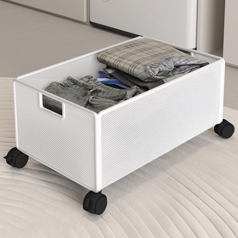 脏衣篓脏衣服收纳筐脏衣篮家用收纳桶口篓大容量洗衣篮带轮置物架