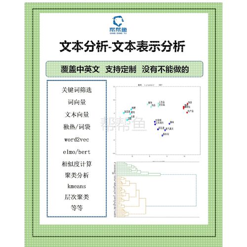 python文本分析词向量聚类分析文本相似度embedding