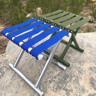 折叠椅子收纳露营可收叠户外帆布条垂钓小板凳老年人钓鱼用的小凳