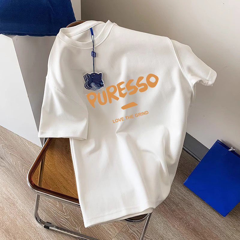 白色宽松纯棉短袖t恤女装春夏季时尚洋气百搭打底衫正肩圆领上衣