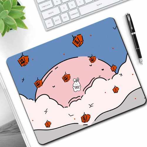 新加坡鼠标垫大号可爱锁边礼品办公多图可选加厚动漫简约防滑小号