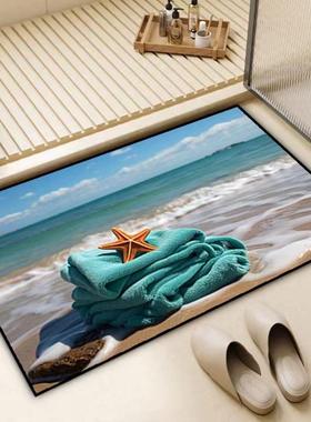 Casas Bahia绒吸水浴室简约垫防滑定制水晶吸水浴室速干脚垫现代