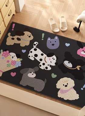 防水地毯易圈地丝门口脚垫进门裁剪入户门线圈耐脏可卡通垫打理