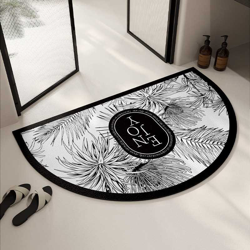 美国软垫硅藻吸水免洗防滑泥强垫子浴室现代地垫卫生间厕所轻奢脚