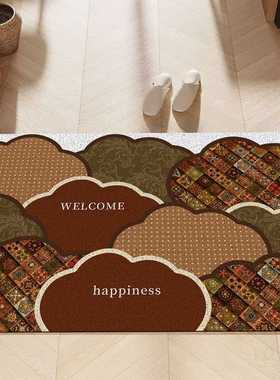 MyDeal脚垫玄关进门入户门口地毯家用美式地垫复古丝圈防滑垫高级