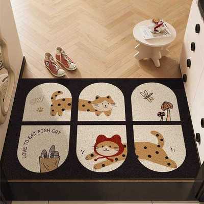 加拿大门口垫子地垫蹭防滑脚垫裁剪家用土可丝圈玄关耐脏pvc入户