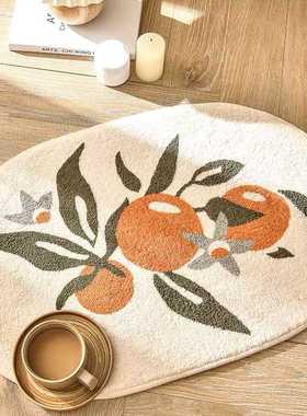 Casas Bahia卫生间门口吸水毛绒ins垫门口浴室地垫进门防滑脚垫地