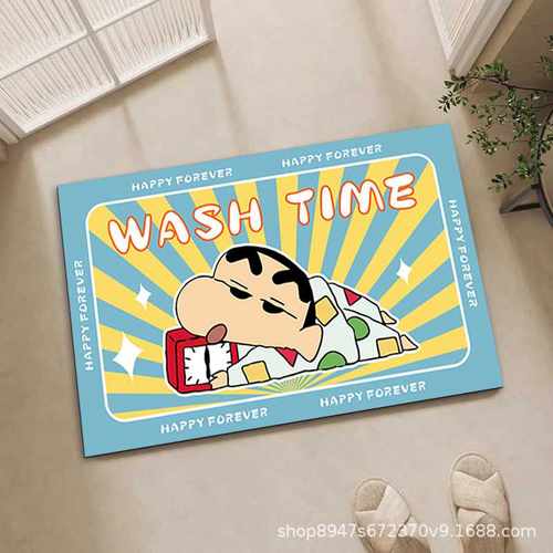 Cratejoy硅藻浴室易清洗泥地毯卫生间防滑吸水速干家用地垫厕所门